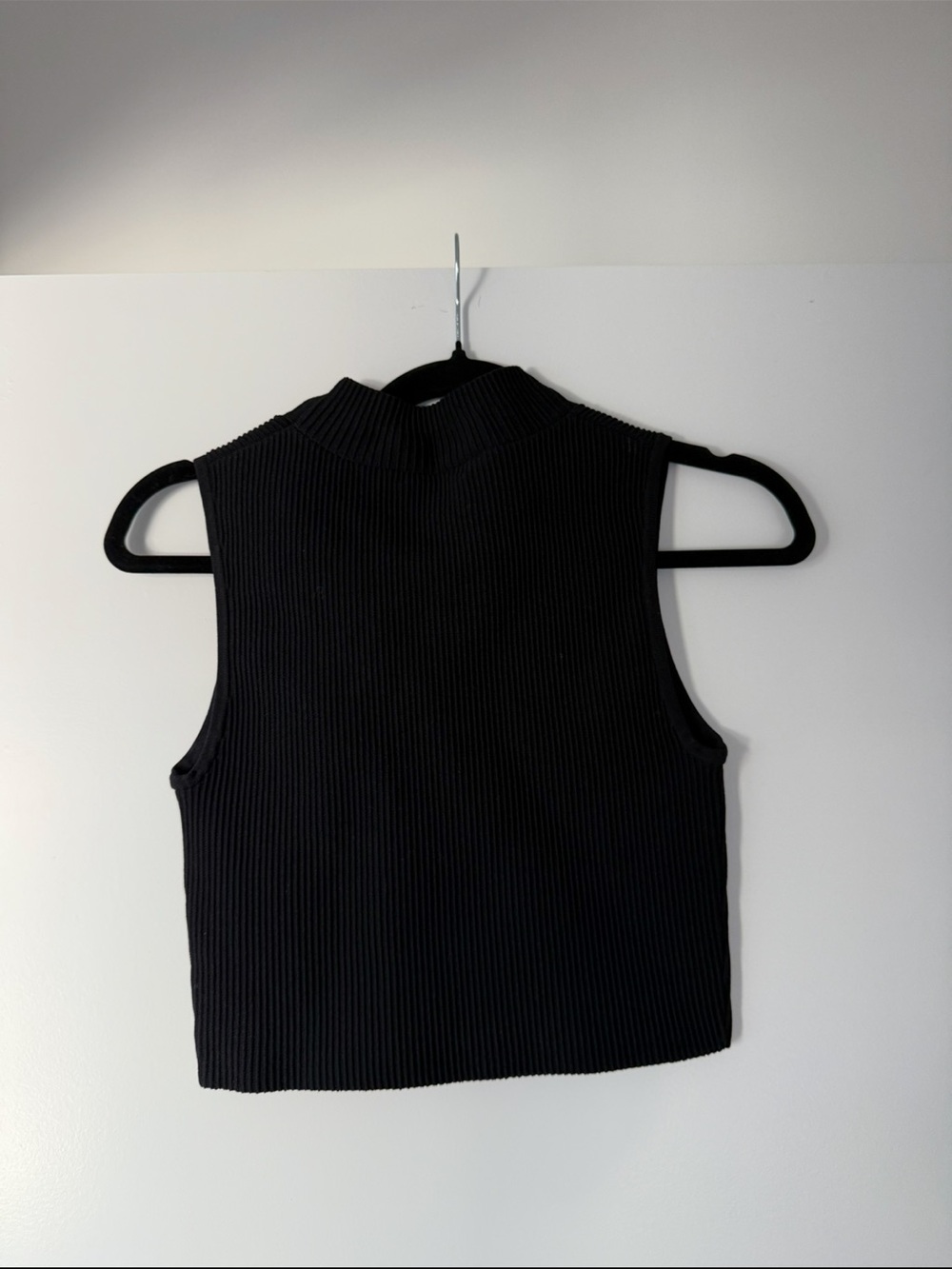 Black Aritzia Mock Neck Top